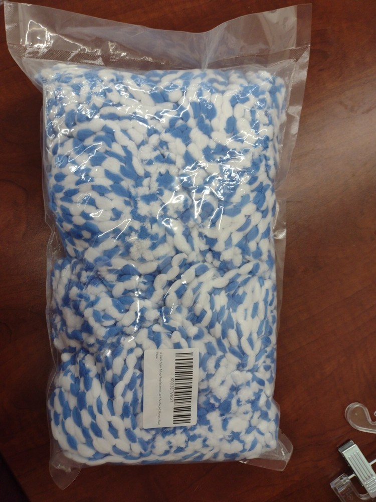 Spin Mop Microfiber Replacement Head 4 Pack Blue
