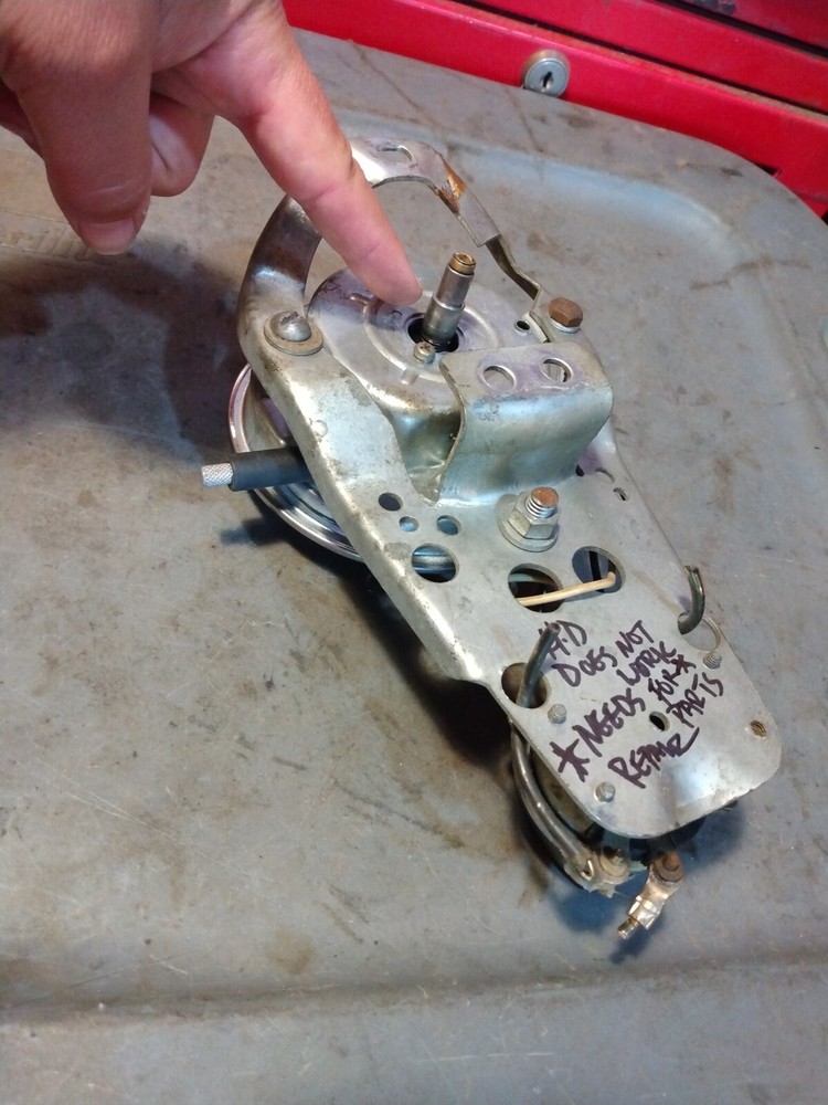 Harley-Davidson Split Tank Speedometer bracket ignition switch NOT WORKING