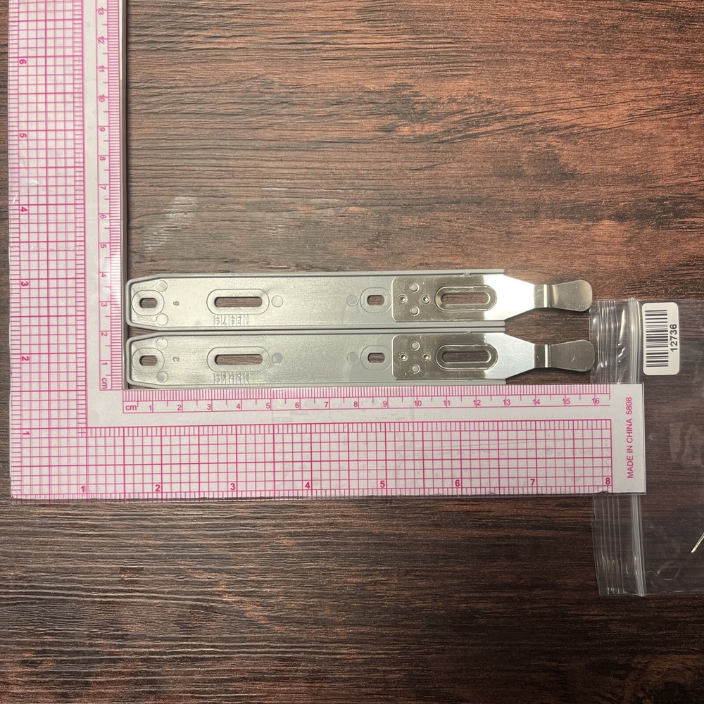 3.5" or 5.25" Drive Rails Pair For Vintage Computer System (Unknown) Case