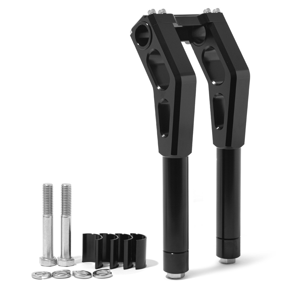 1" 1.25" 1-1/8"Club Style Handlebar Riser 10" 11" Pullback Riser For Harley FLHT