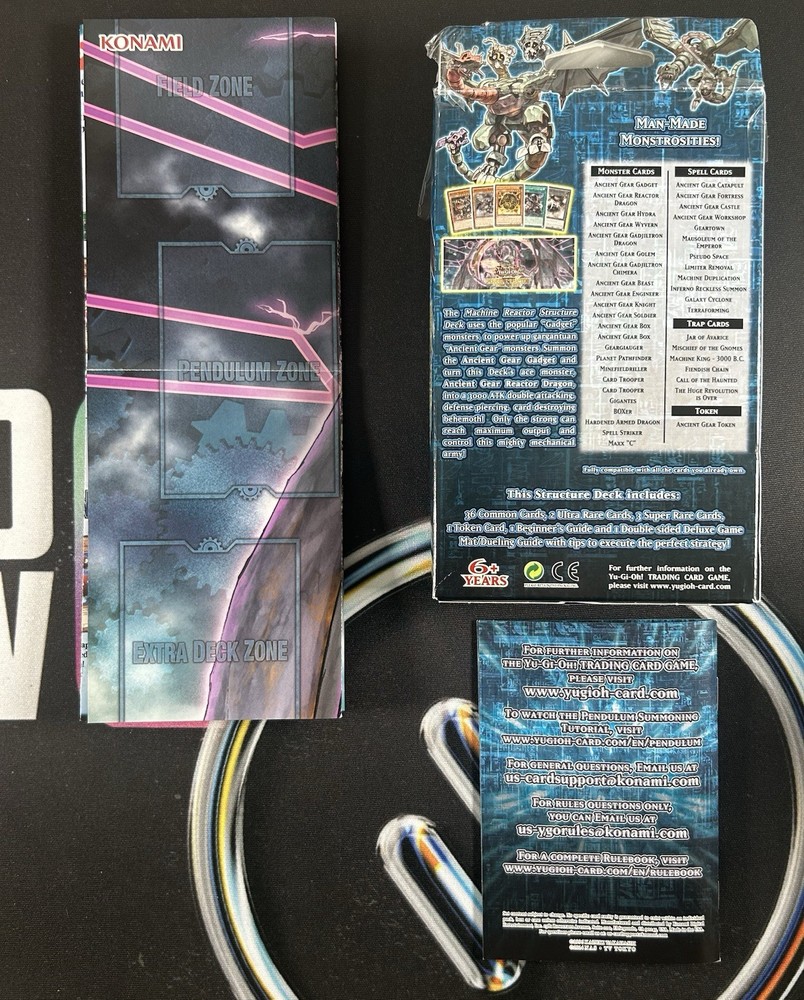 Yu-Gi-Oh Structue Deck Machine Reactor Complete Deck Unlimited Open Box NM
