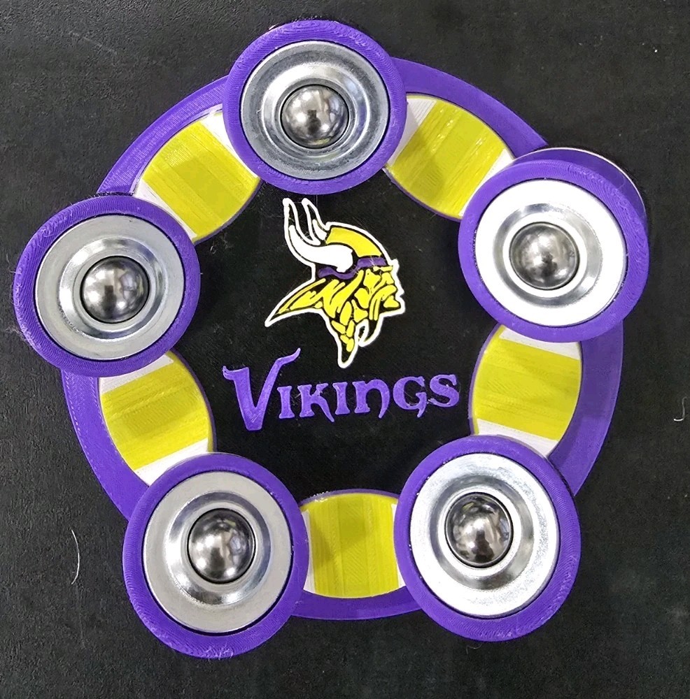 Bowling Ball Spinner - Custom - Vikings