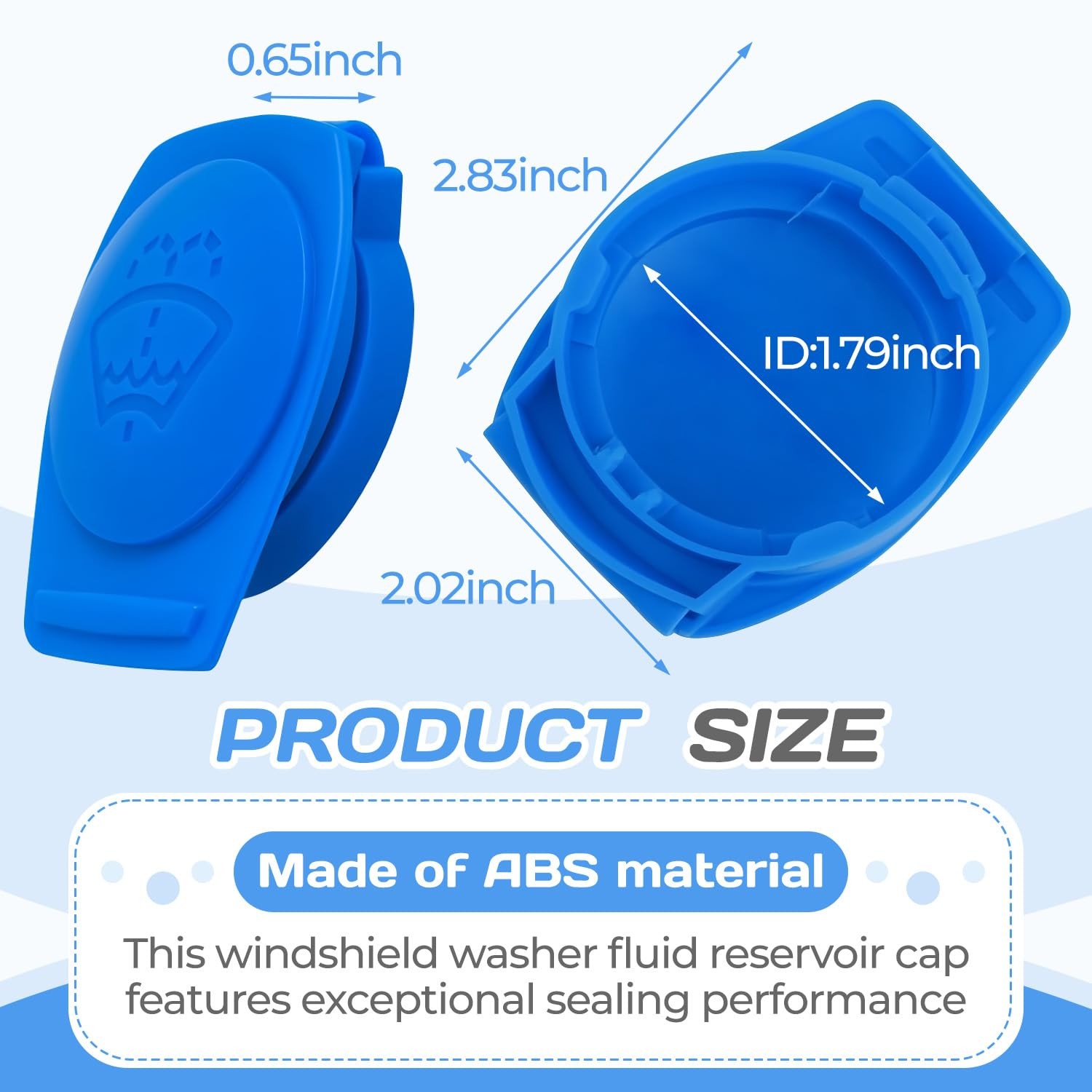 Windshield Washer Fluid Cap,OEM#3Q0955455 Cap,Car Accessories...