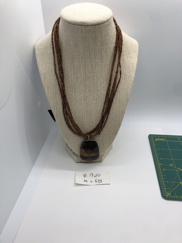Tiger Eye Pendant Necklace