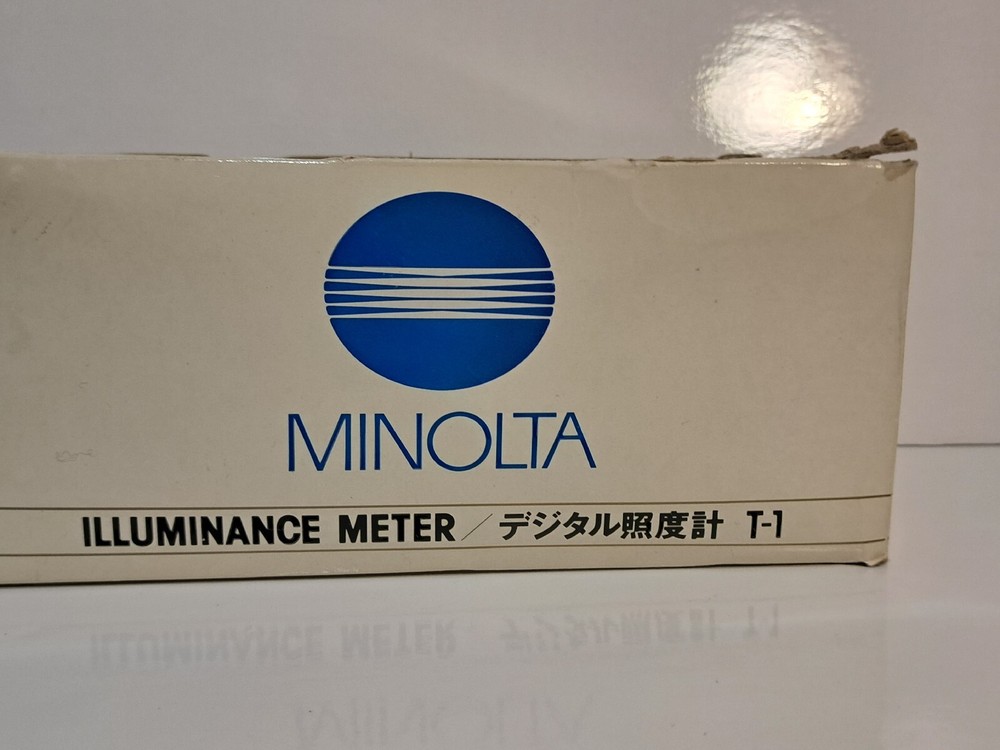 Minolta Illuminance Meter T -1 Working Light Meter In Original Box