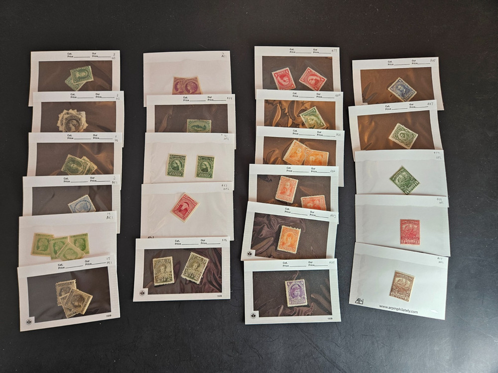 Canada stamp PROVINCE lot mint