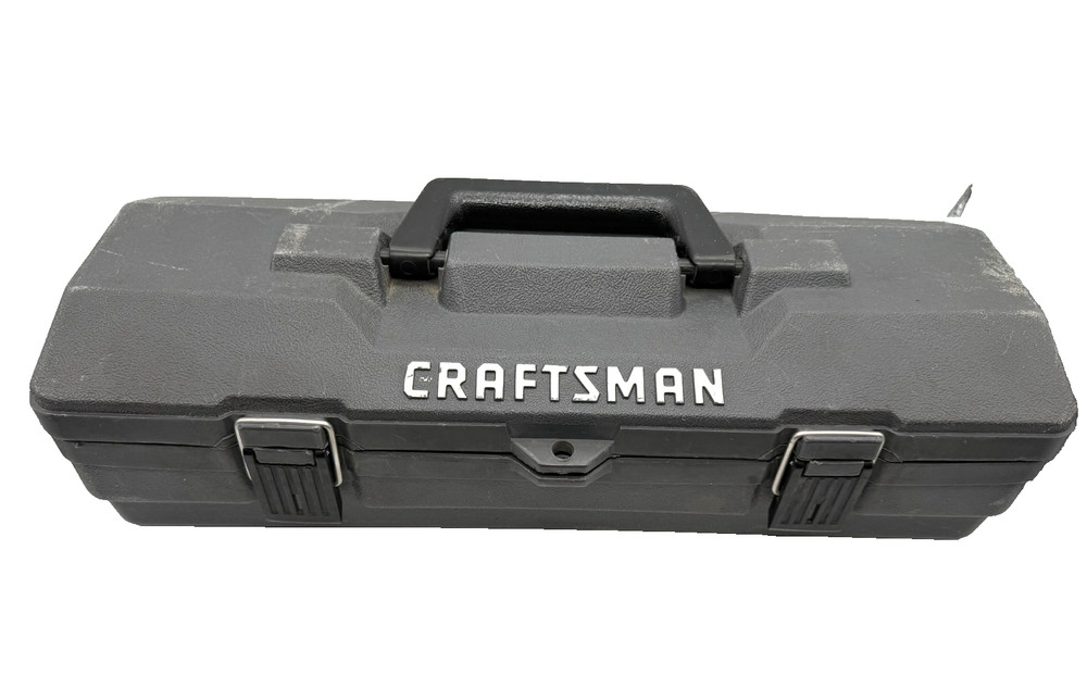 Vintage Simpsons-Sears Gray Craftsman Plastic Toolbox