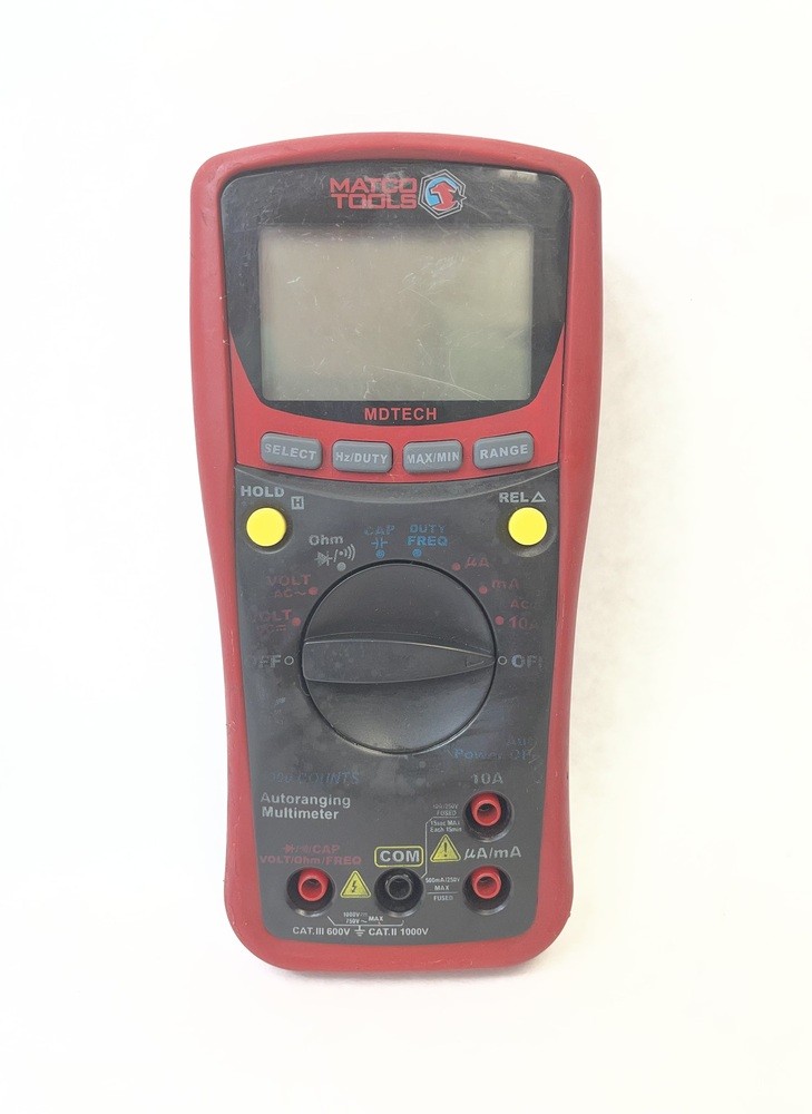 Matco Tools MDTECH Tech Digital Multimeter 