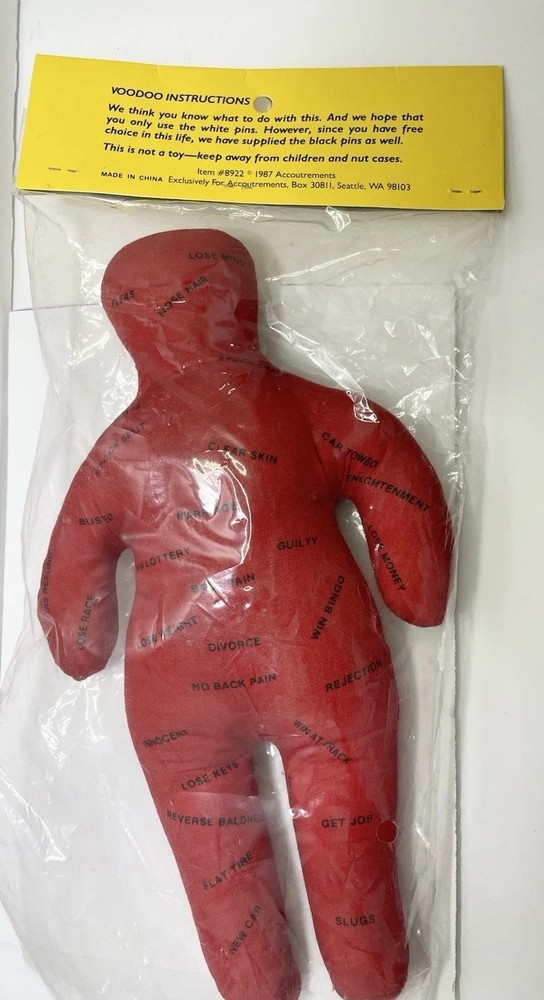 Vintage 1987 ‘Is It Voodoo?’ Doll