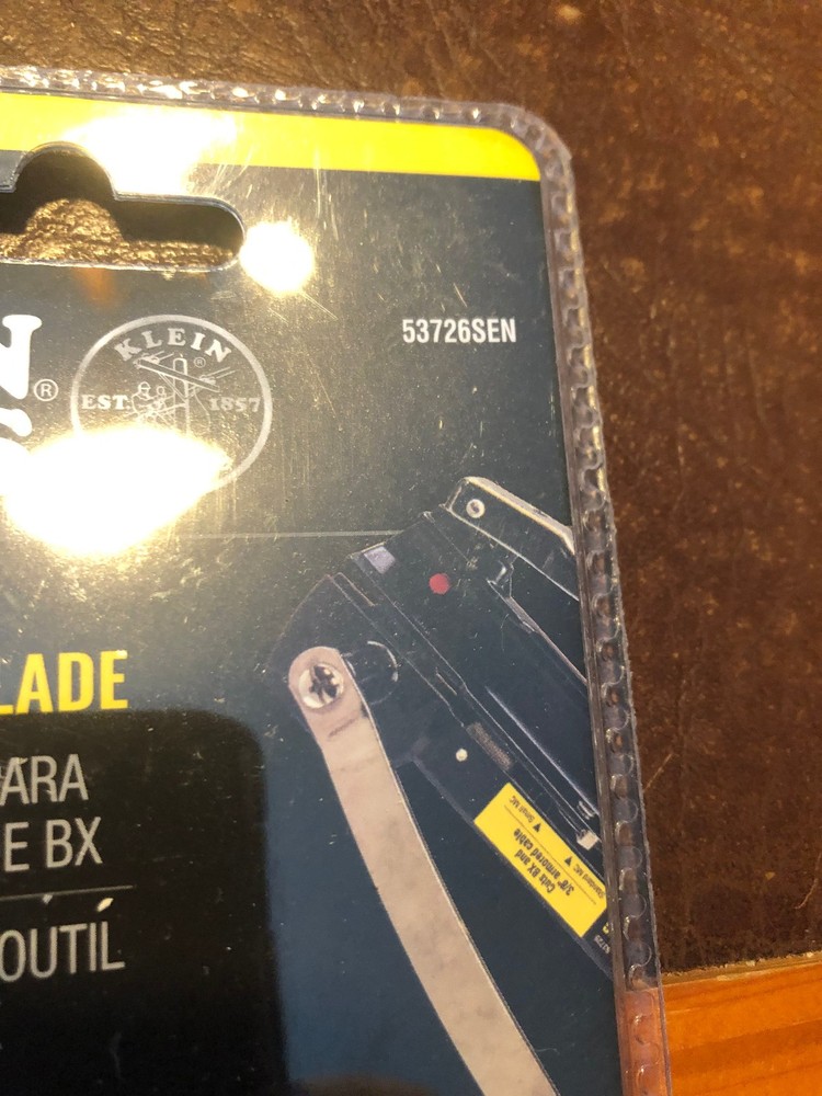 Klein Tools 53726SEN BX Cutter Replacement Blade Black