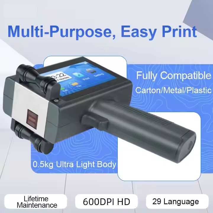 Handheld Inkjet Printer Online Printer Dater Production Modelr Label Coding
