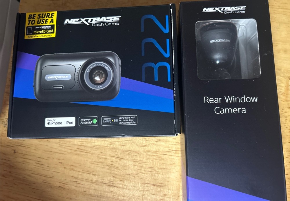 Nextbase Dashcam 322GW Bundle