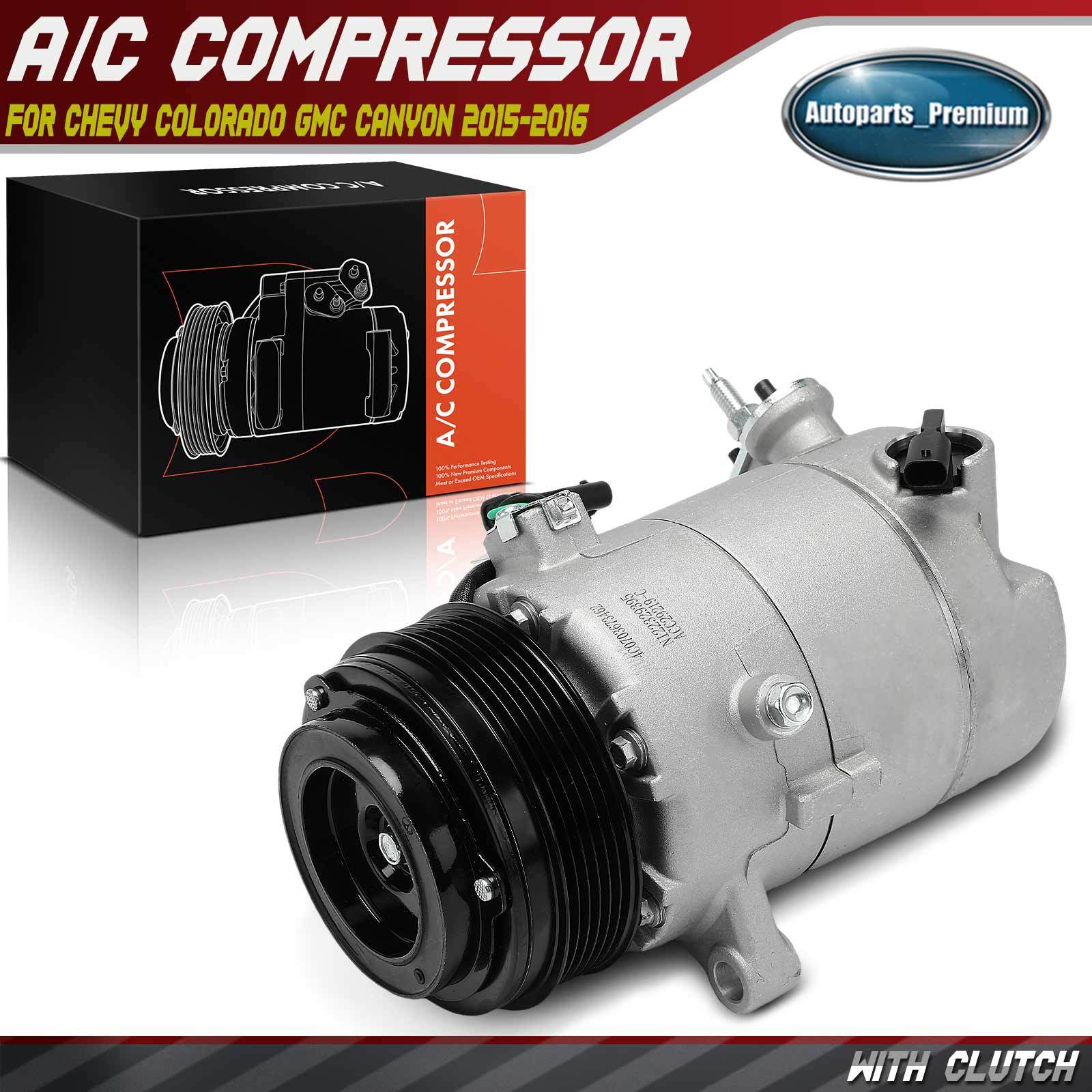A/C Compressor With Clutch for Chevrolet Colorado GMC Canyon 2015-2016 V6 3.6L
