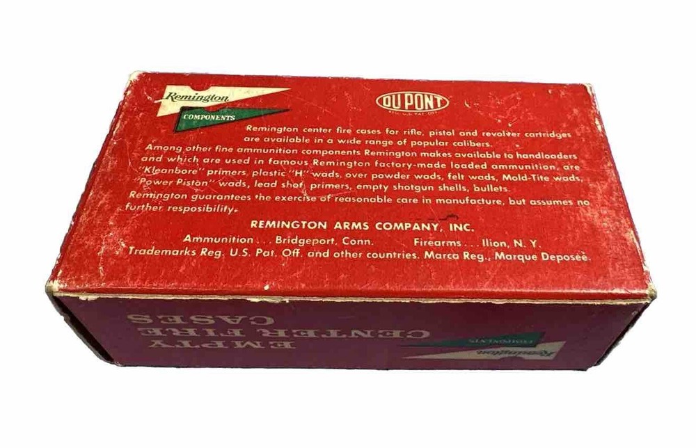 Vintage Remington 357 Empty Centerfire Cases Box