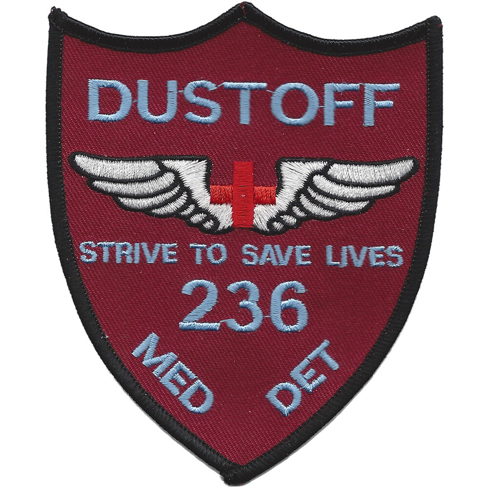 236th Aviation Medical Detachment Patch (Maroon)