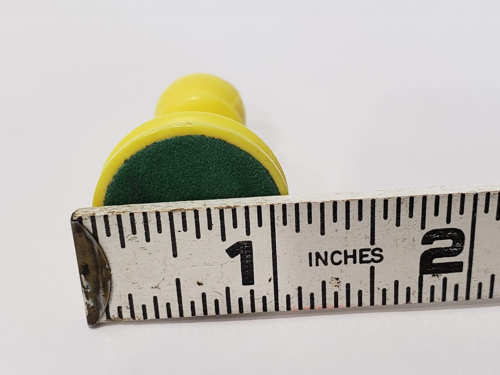 Vintage Pawn Chess Piece Replacement Felt Bottom Plastic