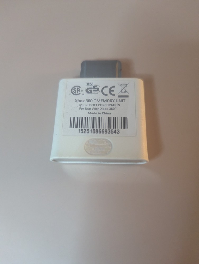 Xbox 360 Video Game System 64mb Memory Card Unit