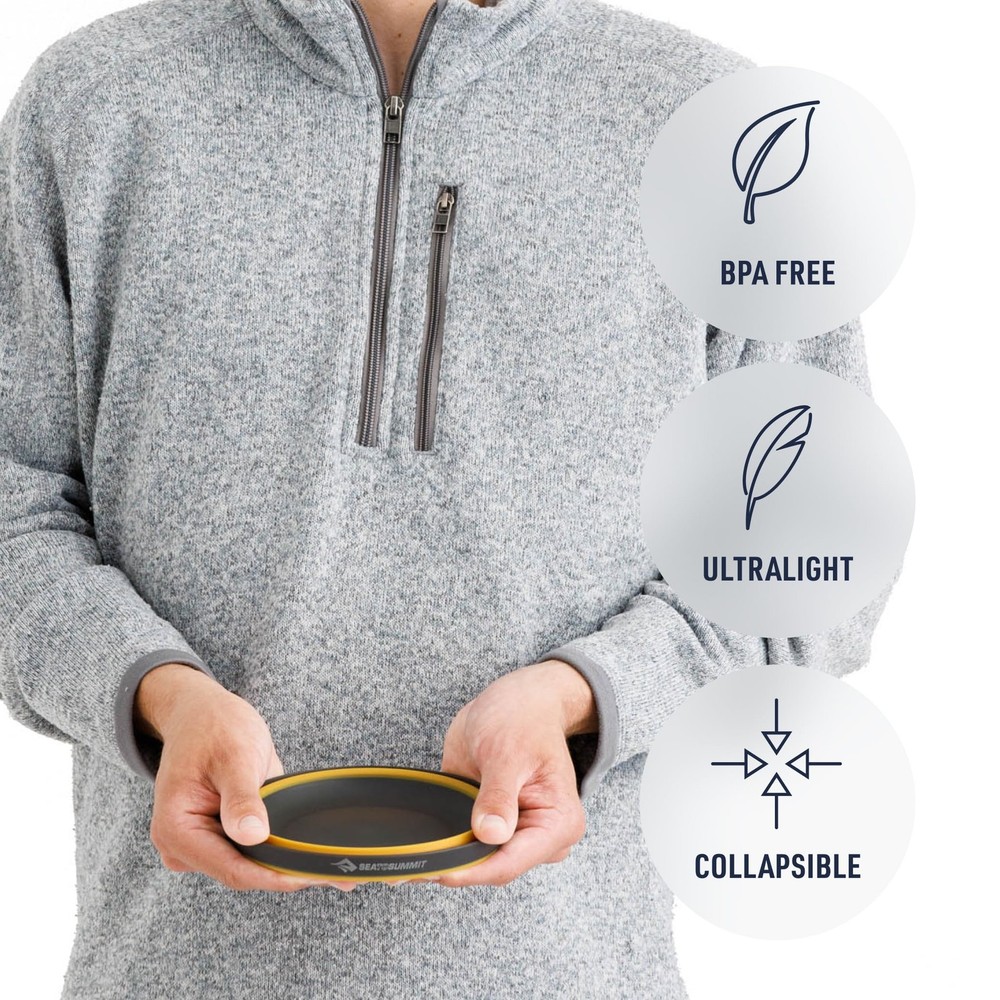 Collapsible Camping Bowls Medium 23Oz Lightweight Durable Backpacking Dishware