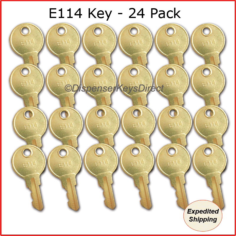 ASI - E114 Dispenser Key - "Master Pack" - (24/pc.)