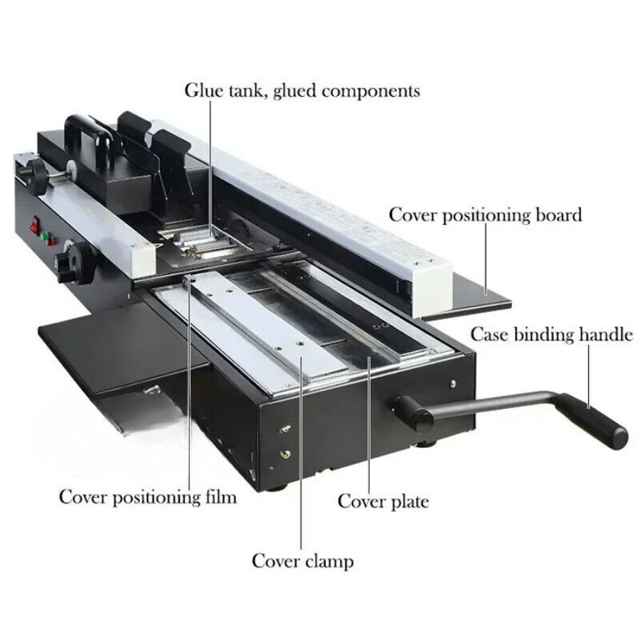 220V 1200W Commercial Manual Automatic Binding Machine Wireless Electric Heating