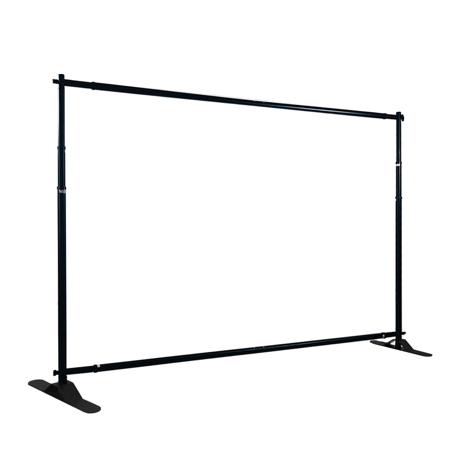 8'x10' Banner Stand Step and Repeat Adjustable Telescopic Trade Show Backdrop