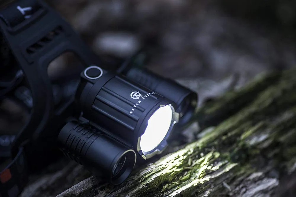 Super Bright Rechargeable LED Headlamp Flashlight Torch + USB Car & Wall Charger