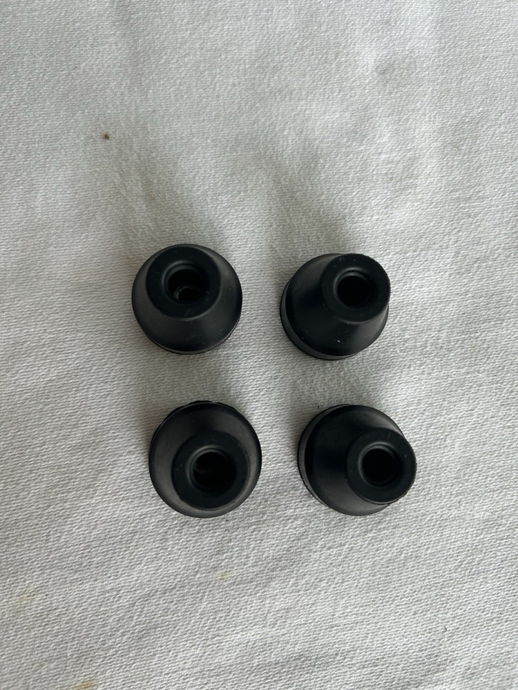 4 Pack Rubber Cane Tips 1/2” Anti Slip Walking Stick Replacement