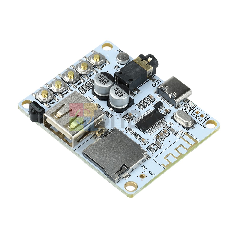 Bluetooth 5.4 Audio Receiver Board MP3 Lossless Decoder Decoding Module Type-C