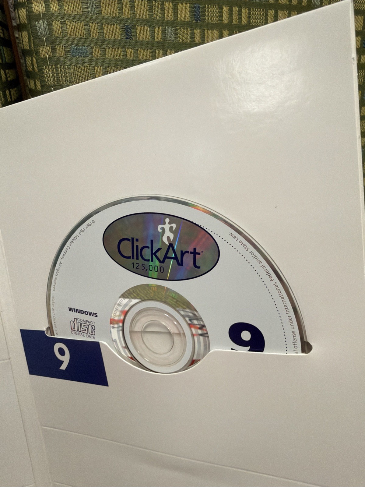 Clickart Deluxe Image Pak - CDS - 125,000 Images On 9 CD’s - Open Box - Windows