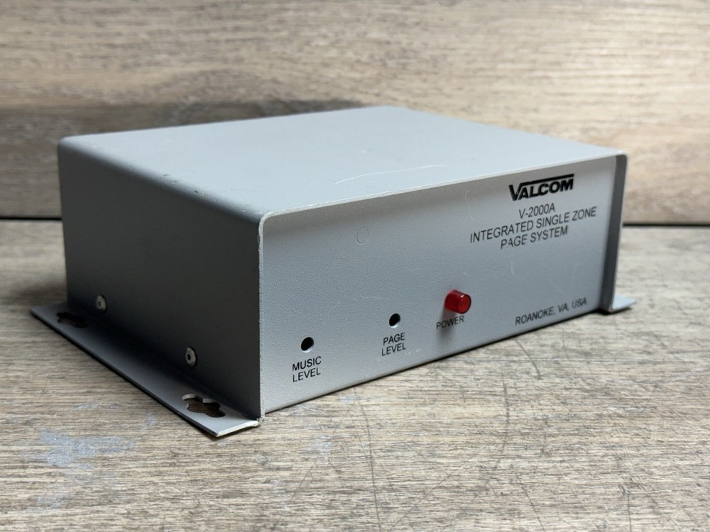 Valcom V-2000A 1 Zone One-Way Basic Integrated Page Control