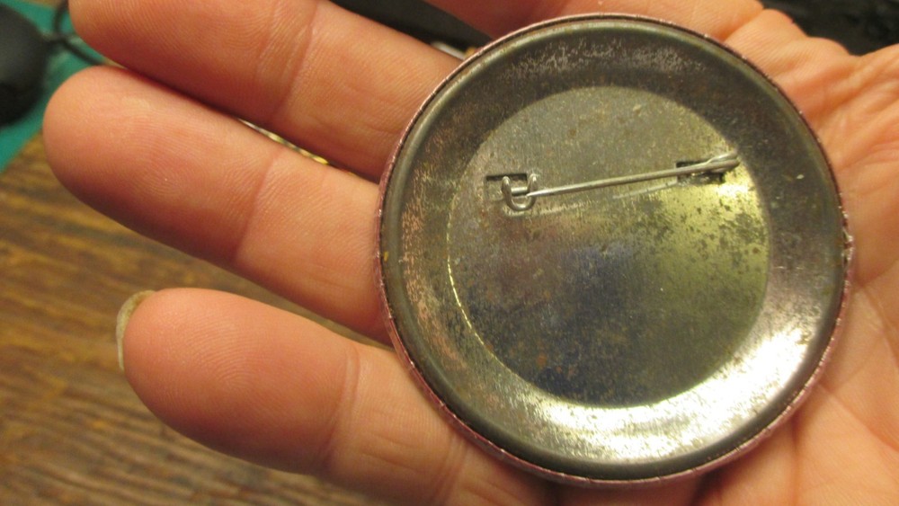 Barrick Mercur Mine Button Badge Pin #66