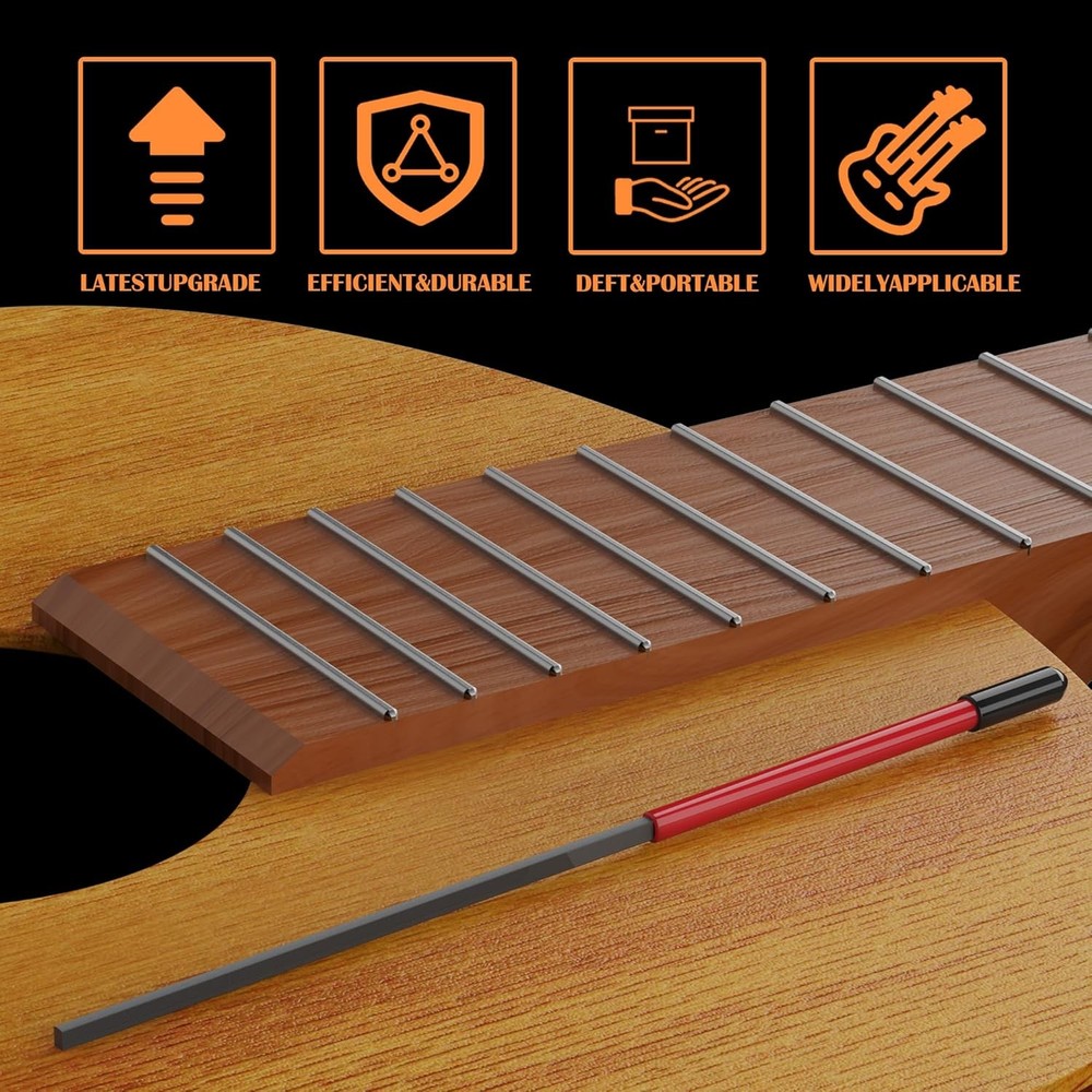 Fret End Dressing File, Fix Sharp Guitar Ends - Professional Luthier...