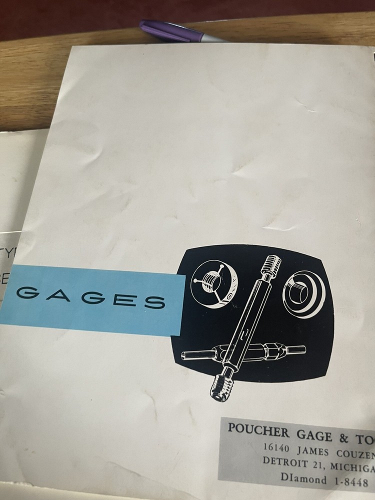 Poucher Gages Catalog G-2