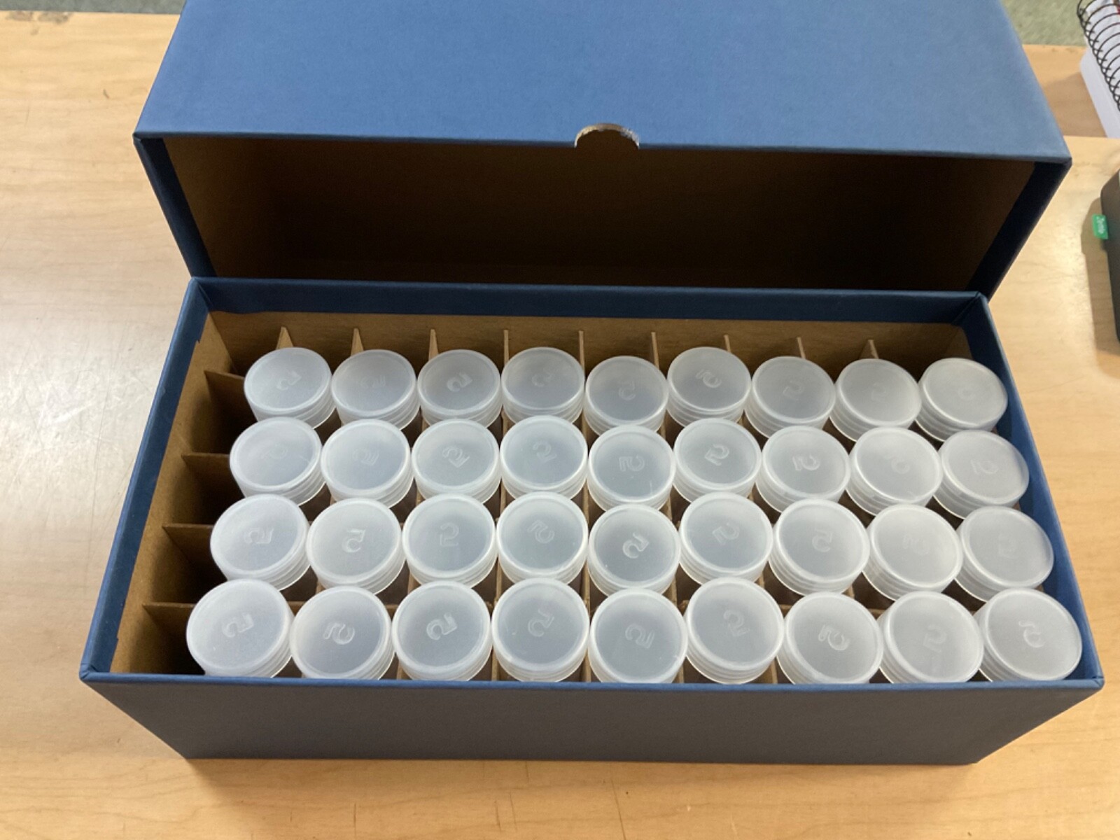 50 Whitman Round Nickel Tubes in a New Guardhouse Box for Storage of Rolls