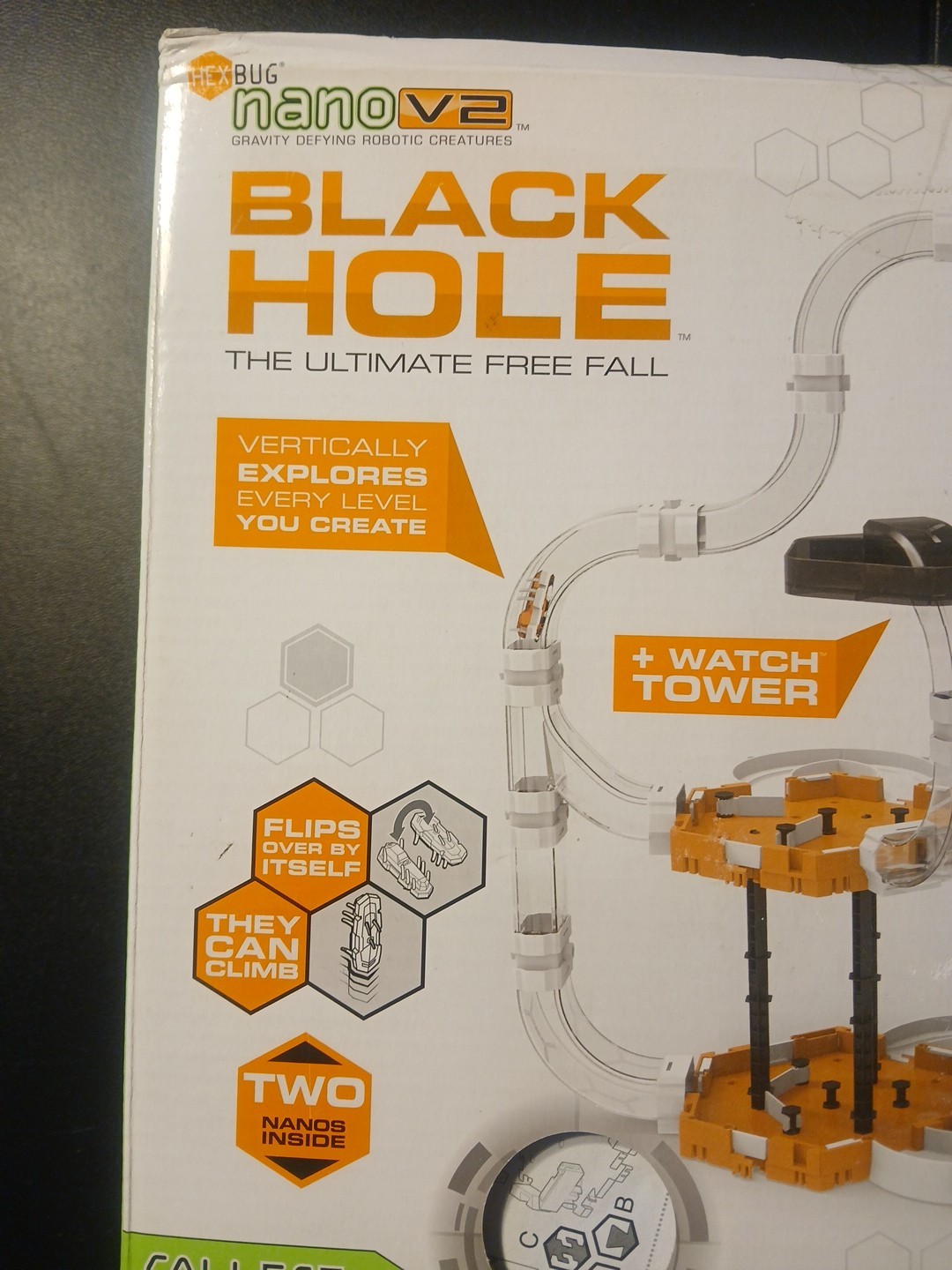 New Sealed Hex Bug Nano V2 Black Hole 58 Pcs Gravity Defying Robotic Creatures