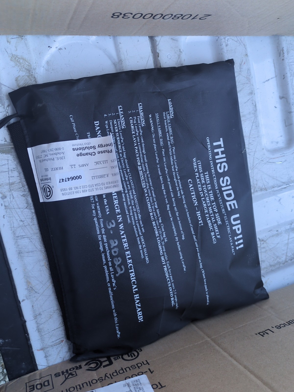 Vesture Heavy-Duty Thermal Chafer Pan Carrier Delivery Bag with Magnetic Closure