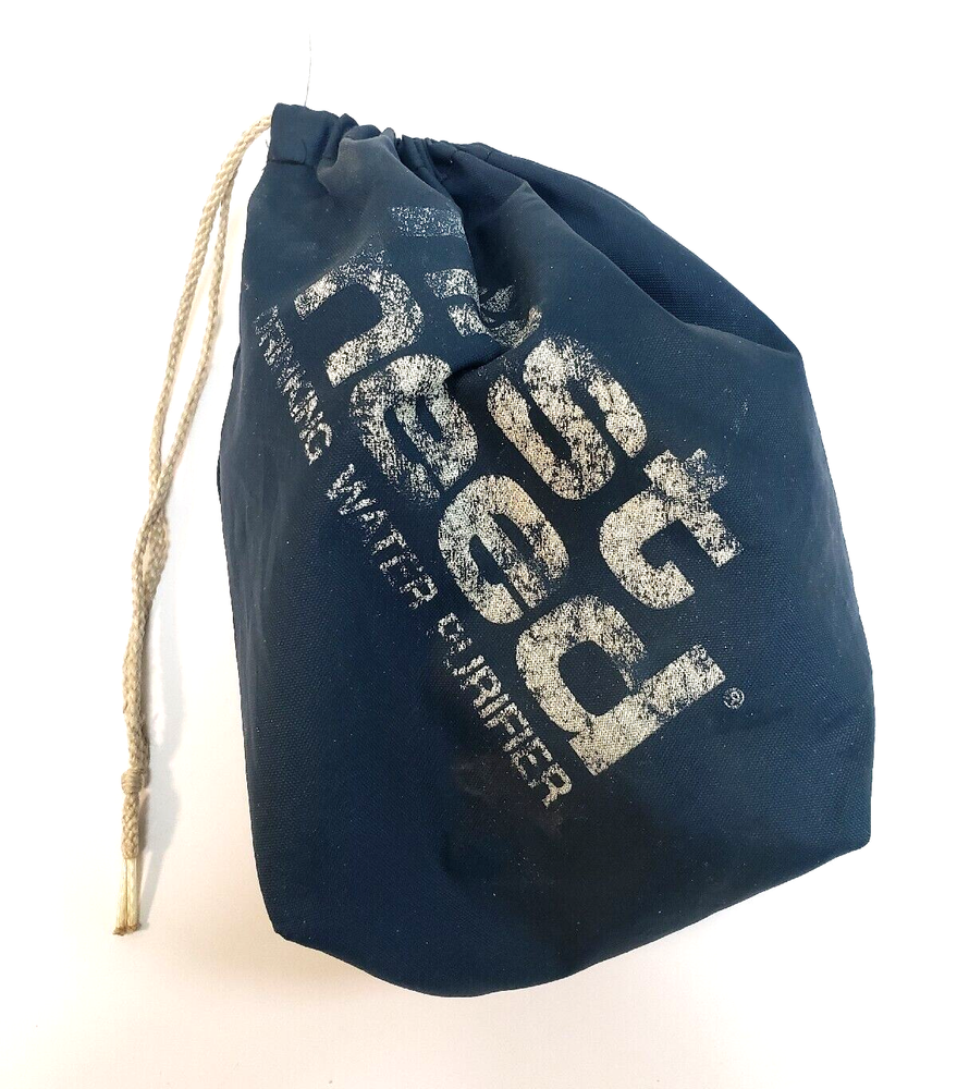 Vintage First Need® Water Purification Device Microfiltration Pump w/Bag