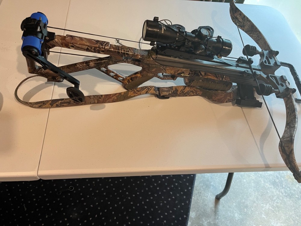 Excalibur Micro 335 Crossbow with cocker.  Excellent condition