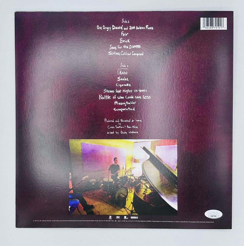 Ben Folds Five Signed Whatever & Ever Amen Vinyl Album LP Autographed JSA COA