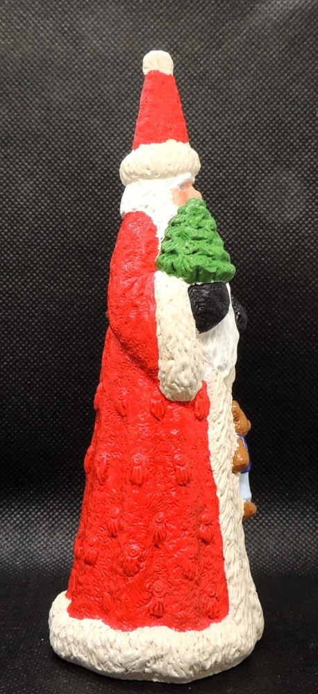 Pencil Santa Plaster Figurine