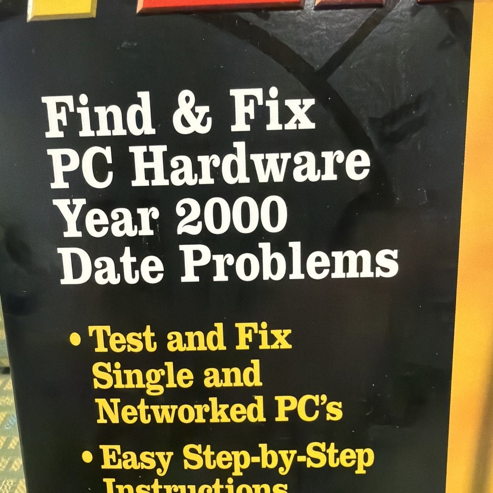 CompuWorks Yes Y2K Find & Fix PC Hardware Year 2000 Date Problems - Sealed