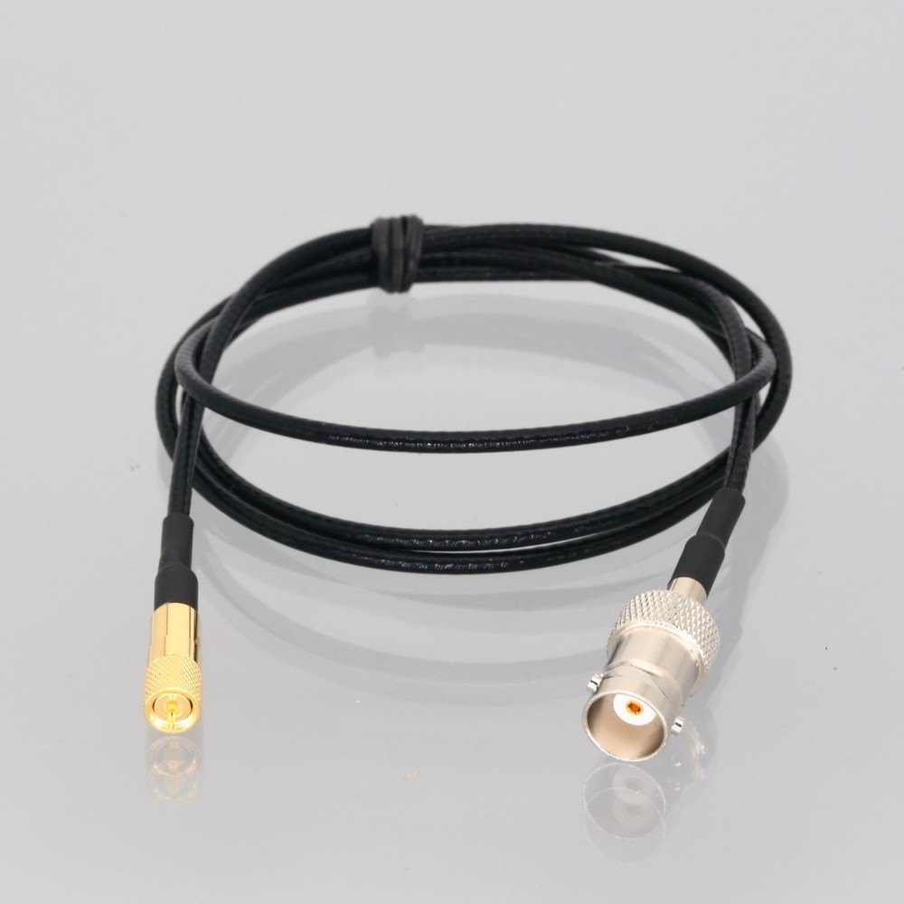 BNC Female Locking Spring 10-32 Microdot RG316 Cable Accelerometer Flaw detector