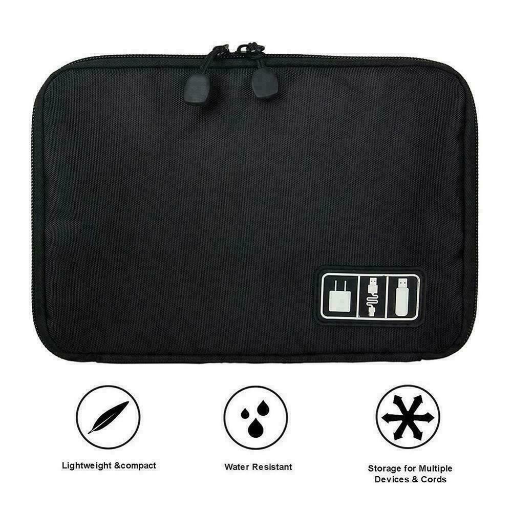 Universal Protective Travel Case for Small Electronics cable Accessories - NEW