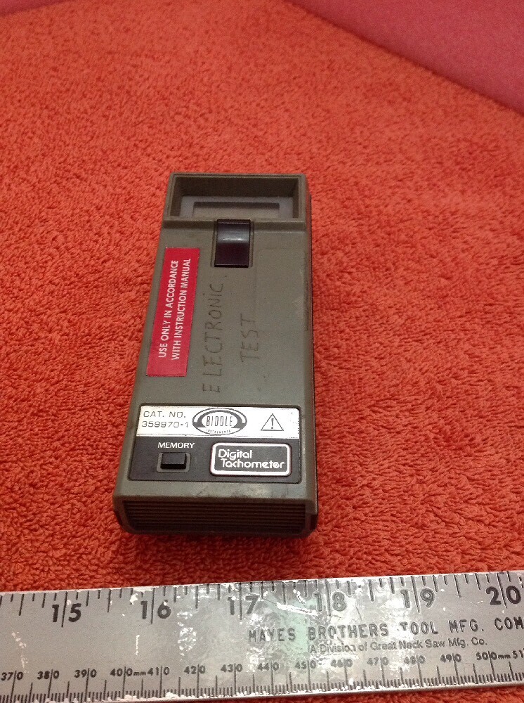 Biddle Digital Tachometer 359970-1