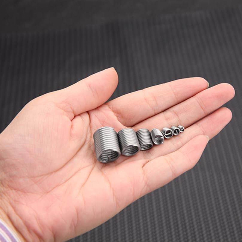 304 Stainless Steel Helical Thread Insert Kit - 140 Pcs Assortment