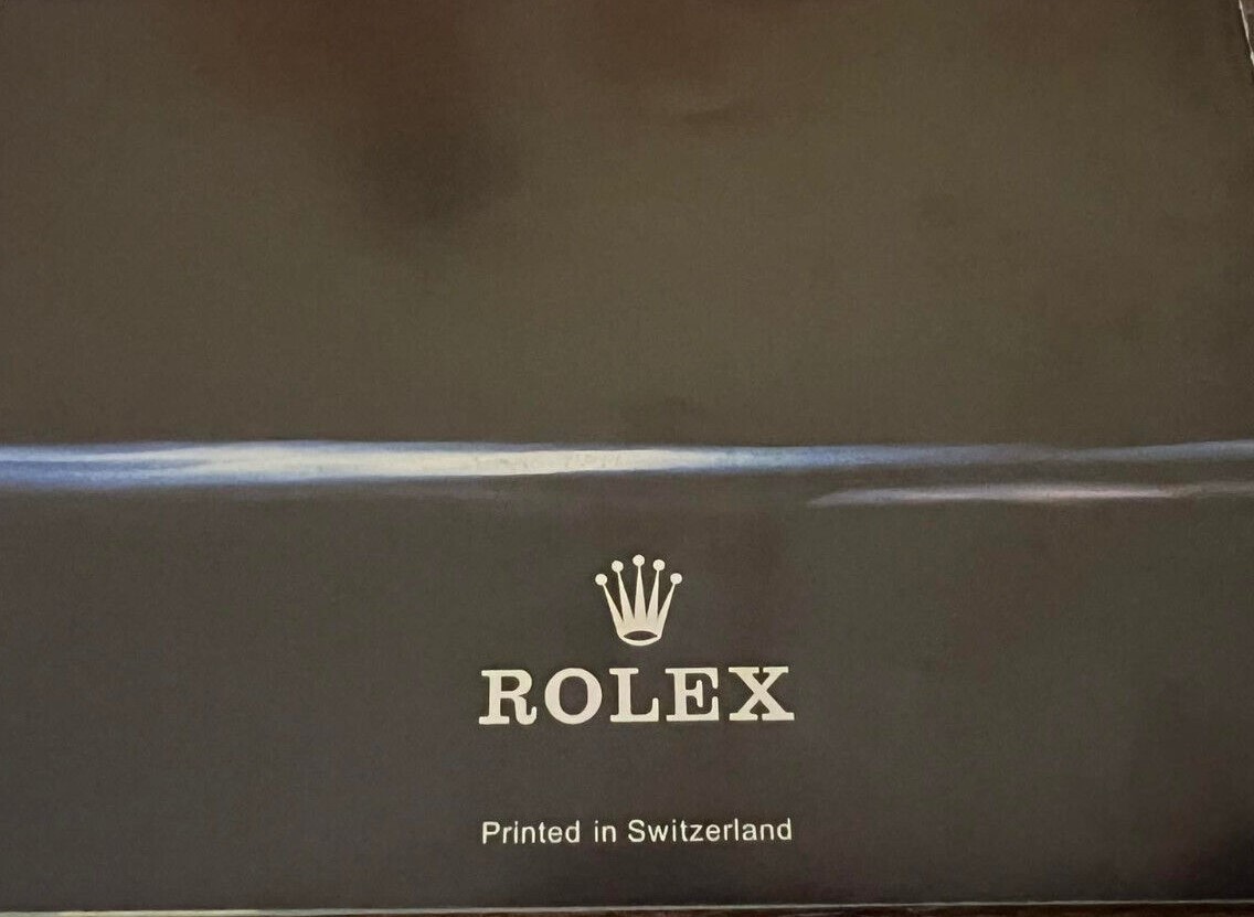 Rolex Submariner manual booklet english No 594.26 USA-40-8.1982 rare item