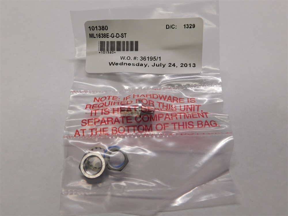 Electrodynamics ML1638E-G-D-ST Green NVIS Compatible Rear Mount LED Indicator