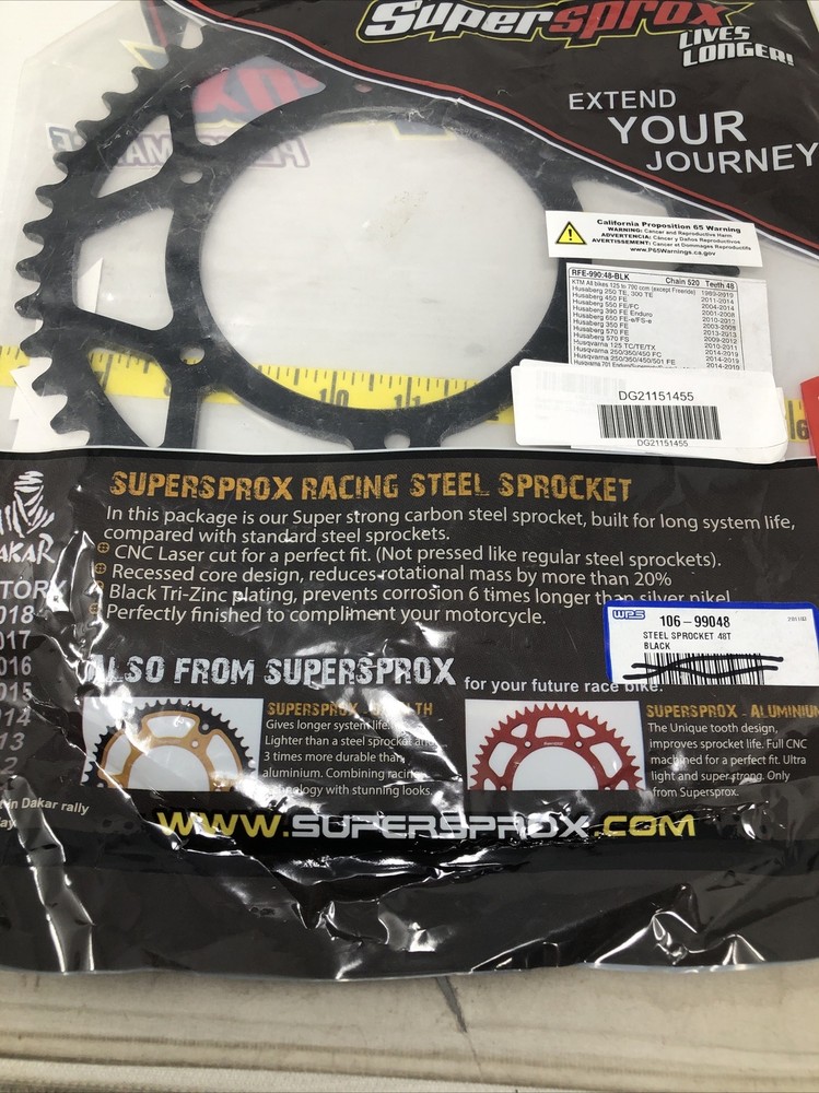 Super Sprox Performance Racing Sprocket Steel