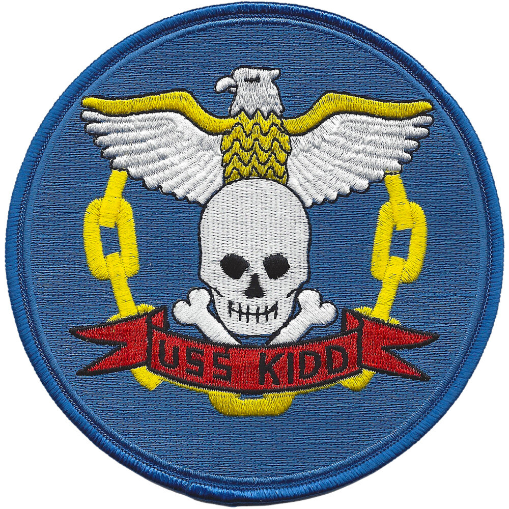 USS Kidd DD-661 Skull Patch