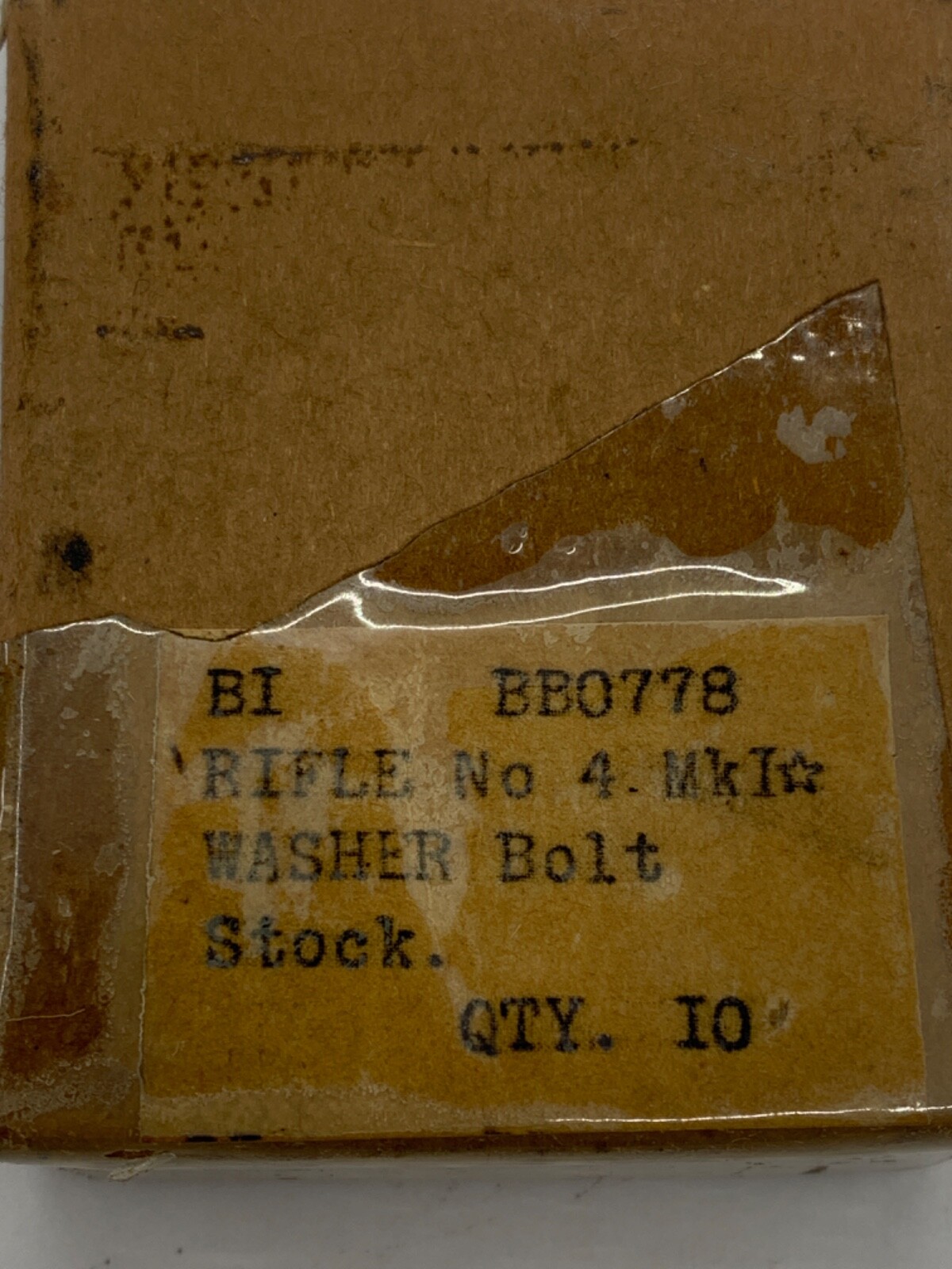 ENFIELD #4 MK1 BUTTSTOCK WASHER (1) NOS